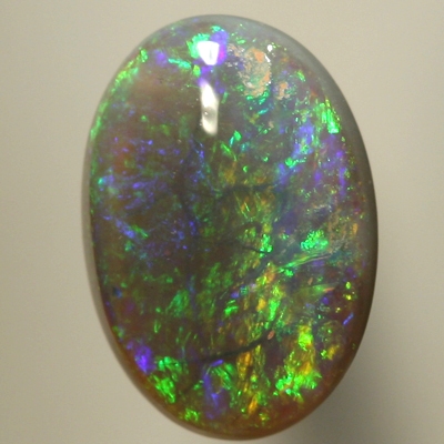 SOLID SEMI BLACK OPAL Bright green moves over hues of purple